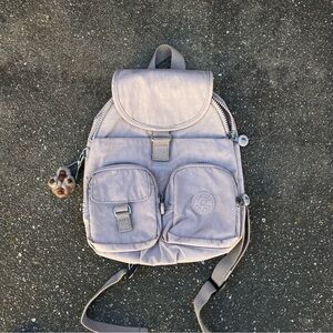 Nude Kipling love bug mini backpack